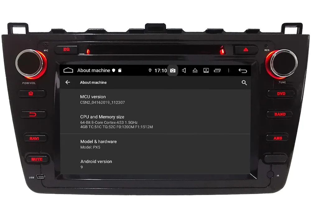 Klyde ips 4G wifi Android 9 Восьмиядерный 4 Гб ОЗУ 64 Гб ПЗУ DSP BT автомобильный DVD мультимедийный плеер стерео для Mazda 6 Ультра Ruiyi 2008