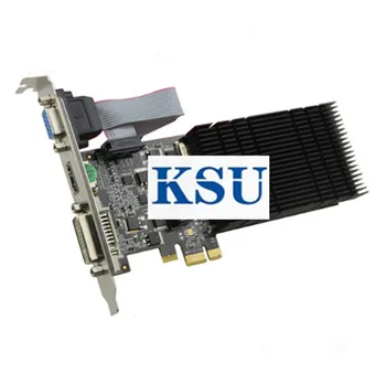 

High Quality GT210 PCI-E1X 1GB DDR3 HDMI+ VGA +DVI port video graphic card Support split screen to display different screens