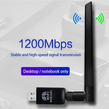 

Dual Band Mini Portable Network Card USB 3.0 Strong Compatibility Plug And Play Desktop PC Computer Accessory Wireless Adapter