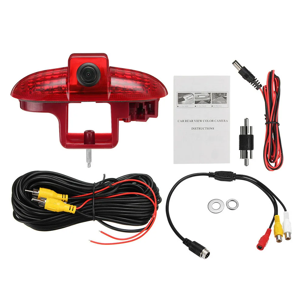 

170 Degree Night Vision Rear View Car Reversing Backup Accessories Wide Angle Brake Light Camera HD For Renault Trafic 01-14