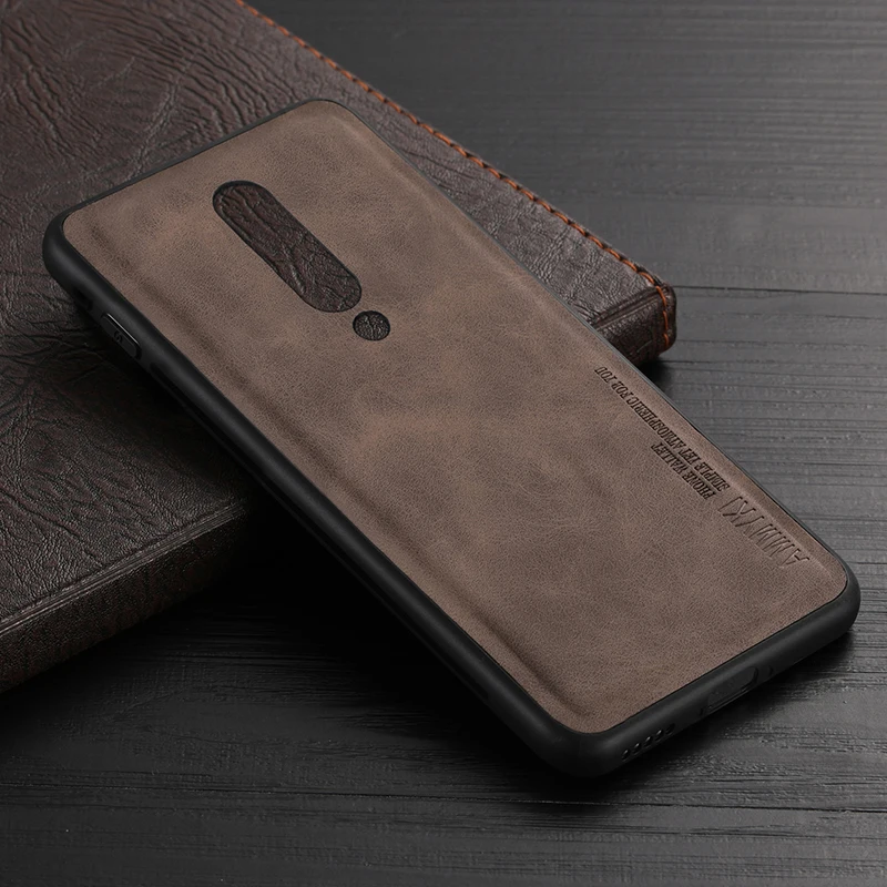 Чехол AMMYKI для Oneplus 6 6T 7 8 Pro мягкий силиконовый 1 + кожаный чехол One plus | Мобильные