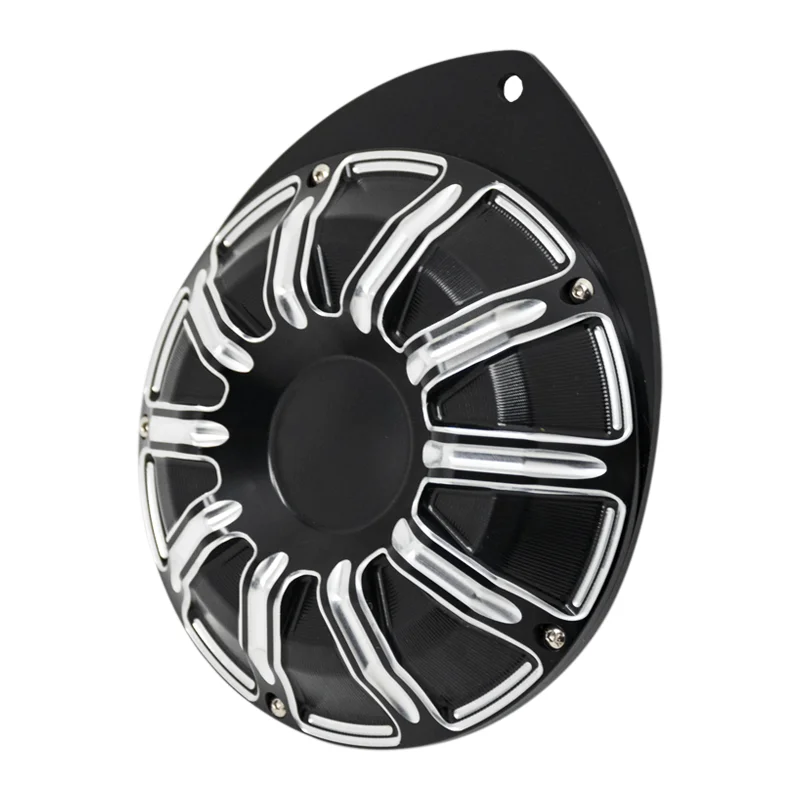 Black Billet Aluminum Motorcycle Speaker Moto Accessories Slot Loud
