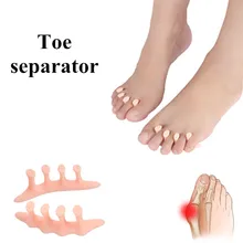 

1Pairs SEBS Foot Care Walking Comfortable Durable Soft Five-toe Separation Orthosis