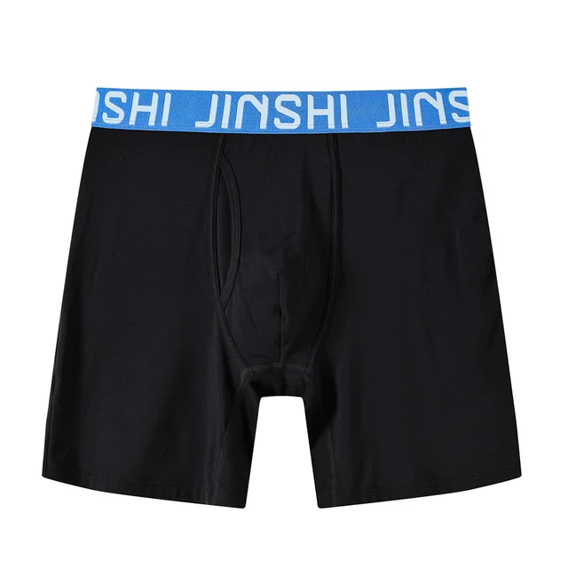 JINSHI Herren Boxershorts 3er Pack - Bambus Unterhosen Lang Bein