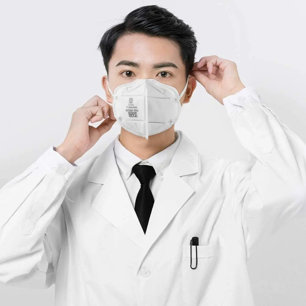 

40 PCS Anti-dust PM2.5 Flu Bacterial Prevent Face Mouth Mask Respirator Mask Filtration Disposable for Adults