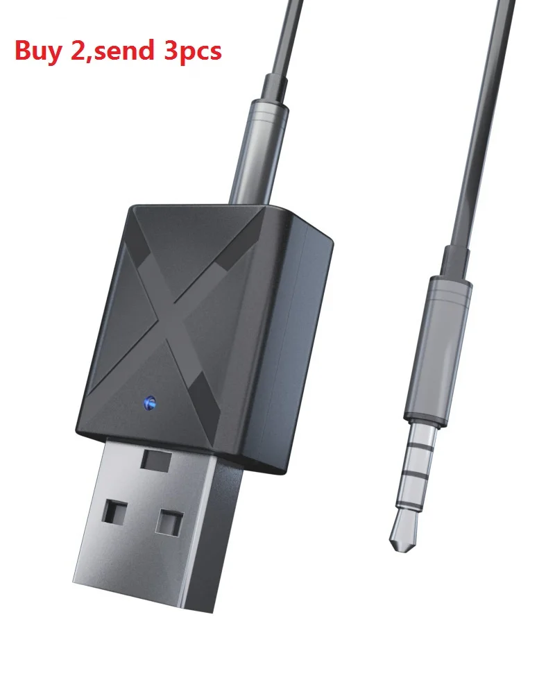 S6 Bluetooth 5 0 аудио приемник передатчик 3 мм AUX Jack стерео для ТВ ПК автомобиля USB