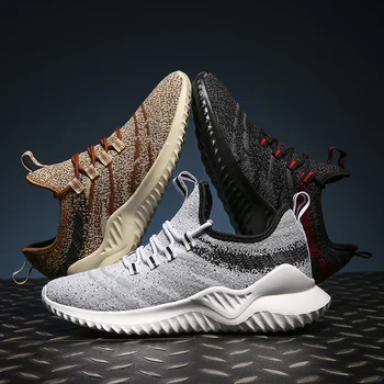 

Antiskid Breathable Running Shoes Large Size Light Sports Shoes Popular Men Flat Sneakers Comfortable Trainers Outdoor Athletic