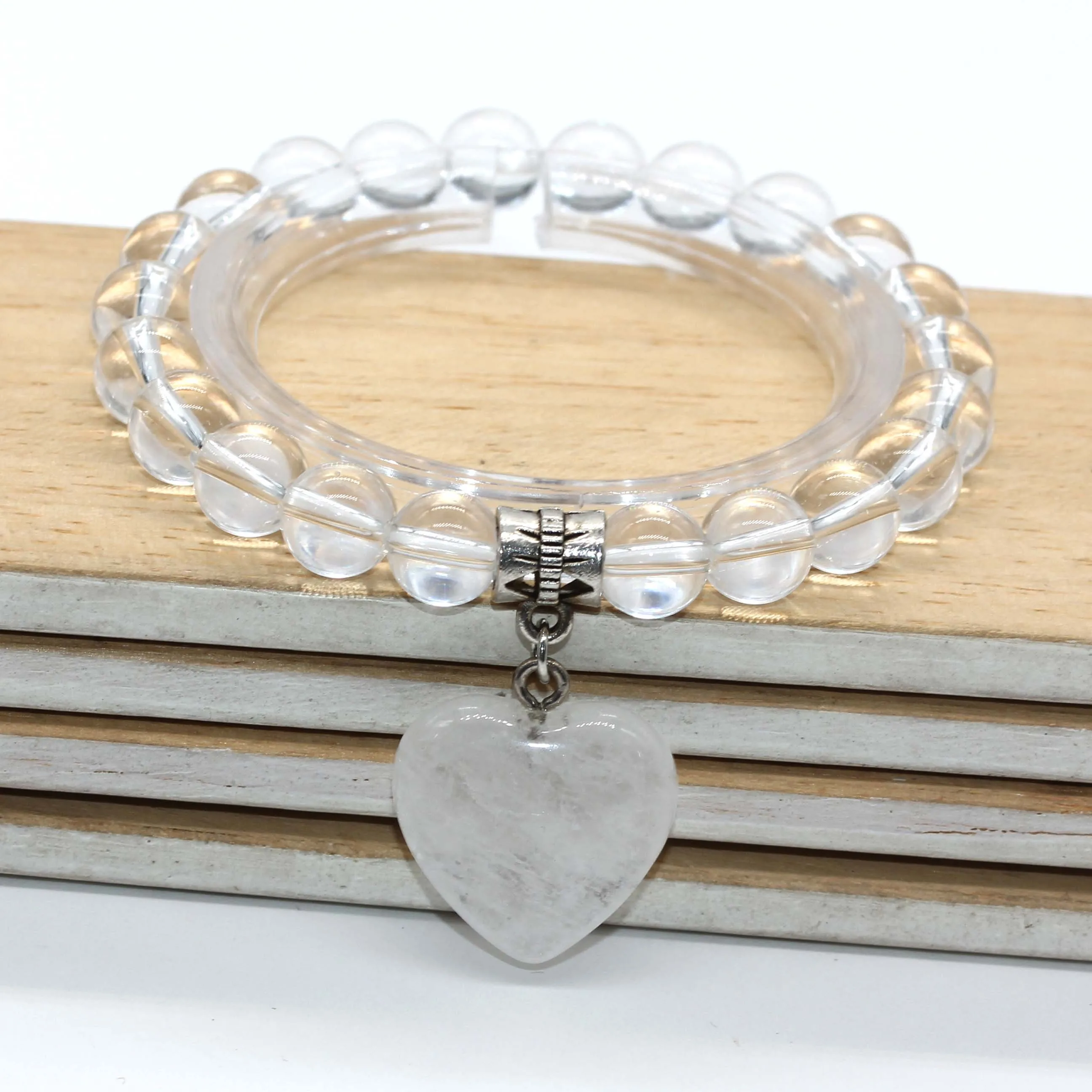Stone Bead Bracelet Crystal Quartz Bracelet Natural Stone Bracelet Beaded Bracelet Crystal Bracelet for Women Men