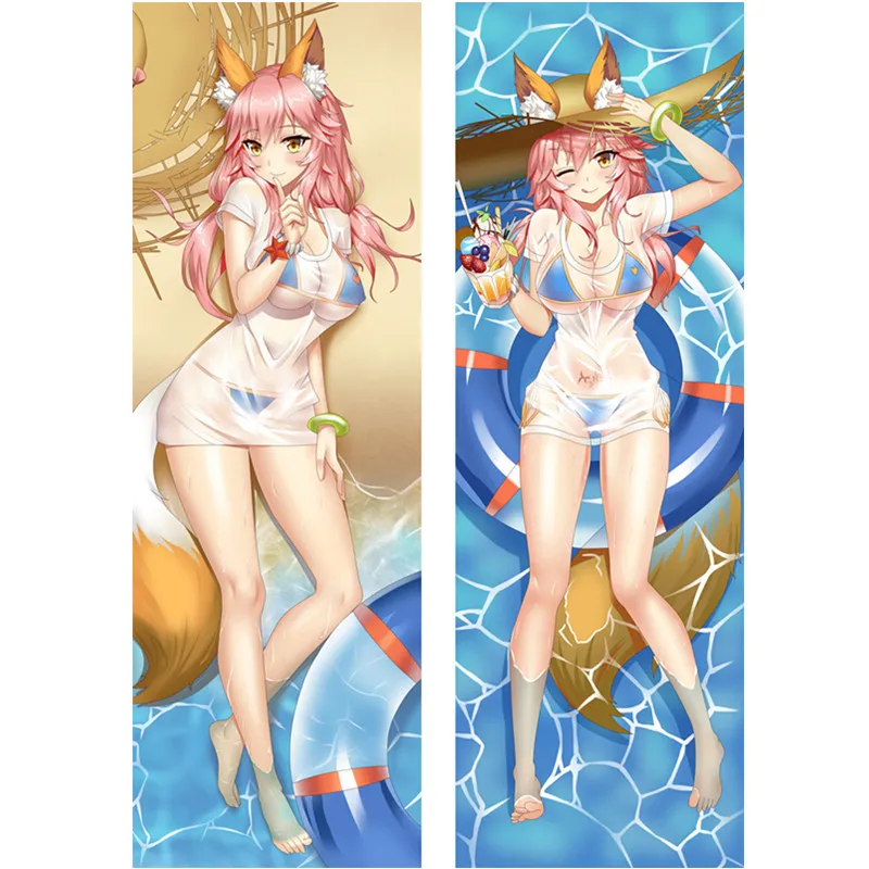 Аниме Fate/Grand/Zero Saber Наволочки Dakimakura Чехол сексуальные девушки 3D двухсторонняя постельные принадлежности обниматься тела Чехол FT40 - Цвет: Peach skin