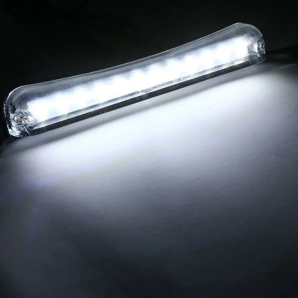 Универсальный ксенон белый 12-SMD болт-на светодиодный светильник номерного знака Лампа автомобильный тормозной светильник s, задний светильник s