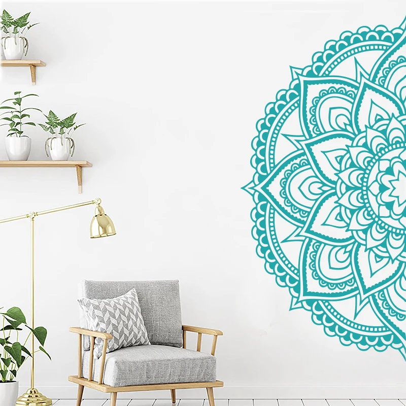 Half Mandala Decal Yoga Gifts Studio Opening gift Decor Sacred Geometry ...
