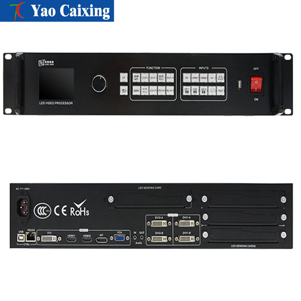 Linsn vxp9000 HD 4K входной видеопроцессор DP светодиодный дисплей полноцветный