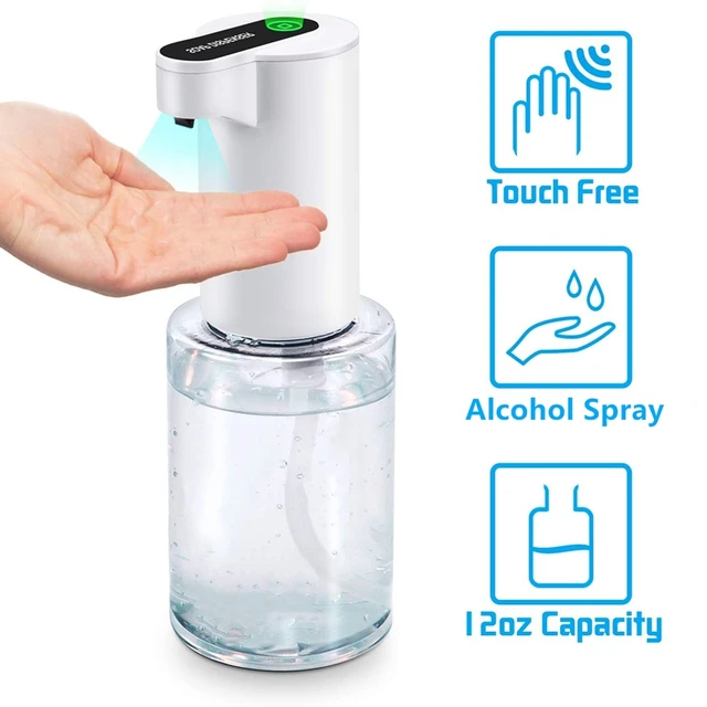 Automatic Alcohol Dispenser Touchless Spray Machine Sensor Press Soap Dispenser 350Ml Soap Dispenser Suitable for Home 2