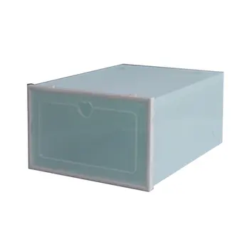 

Foldable Clear Shoes Box Thickened Drawer Case Plastic Shoe Boxes Stackable Box Shoe Organizer Shoebox storage Shoe rack 2020