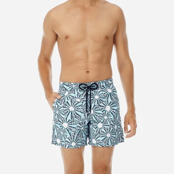 

PPFRIEND Male Swimming trunks for bathing men beachwear Elastic Waist Waterproof Board shorts Plus Size