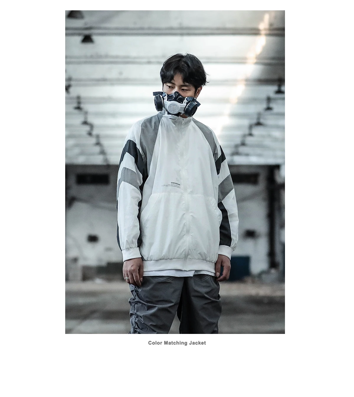 Enshadower Sports jacket  EDR-0416 color matching sports-coat streetwear casual
