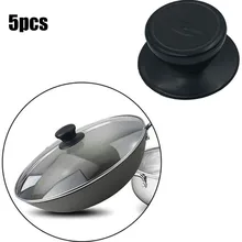 5Pcs Kitchen Cooking Pot Pan Lids Replacement Knob Lifting Handle Saucepan Lid Home Kitchen Cookware Replacement Parts Cooking