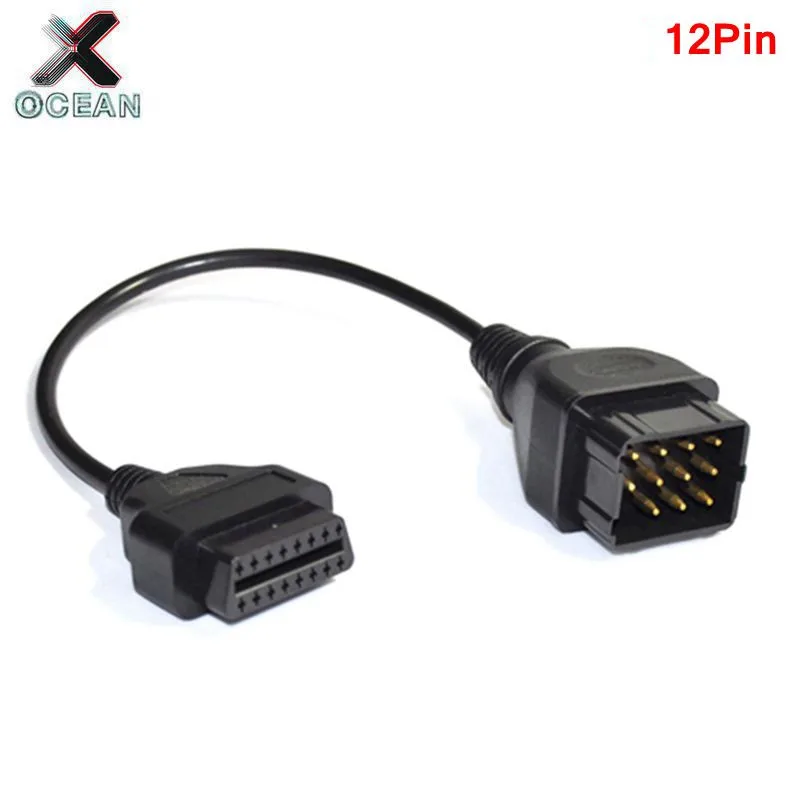10 шт. Новое поступление для Renault 12 Pin к OBD 2 16 Интерфейс удлинитель автомобильный