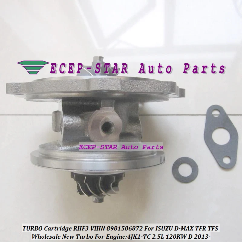 Турбокартридж КЗПЧ Core RHF3 VIHN 8981506872 Турбокомпрессор Для ISUZU D-MAX TFR TFS 4JK1-TC 4JK1 TC 4JK1TC 2.5L 120KW D 2013