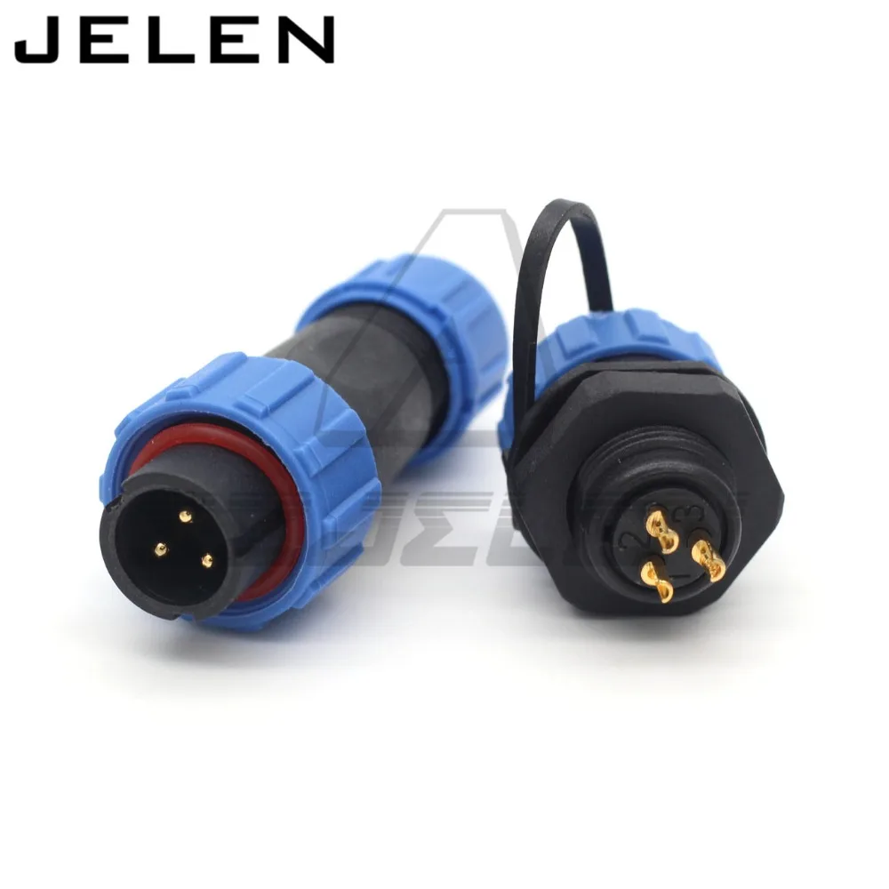 Description Picture 6 of itemSP13 3Pin Waterproof  Connector,IP68,Cable Connector,Plug and socket.connectors auto,electrical connectors
