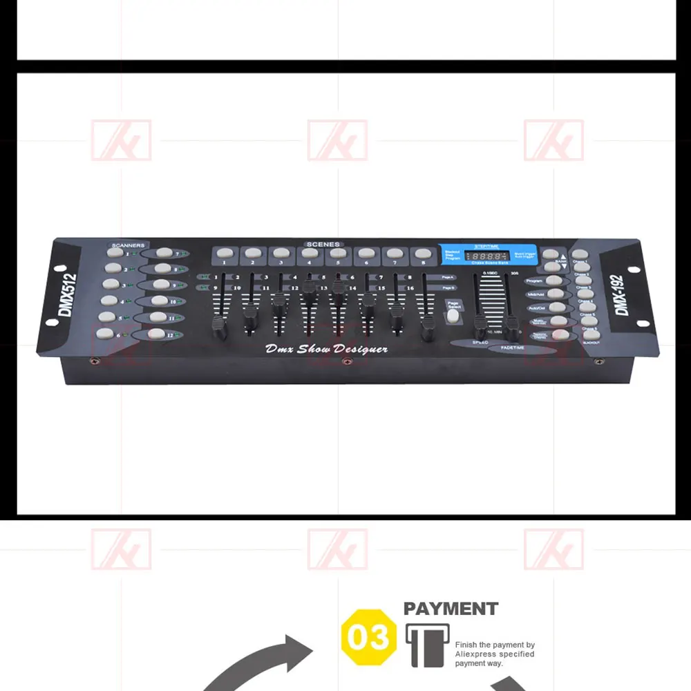 С голосовым управлением DMX512 консоль светодиодный par свет консоль 192 свет консоль оборудование для сценического освещения затемнение станции