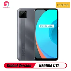 Смартфон глобальная версия Realme C11, разъем 3,5 мм, двойная камера 13 МП, аккумулятор 5000 мАч, Google Play, 6,5 дюйма, Android