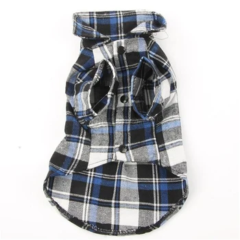 

Dog Pet Plaids Shirt Costume Dog Clothes Festival T-Shirt Autumn Spring Clothing For Pet Dogs Cat Grid Clothes