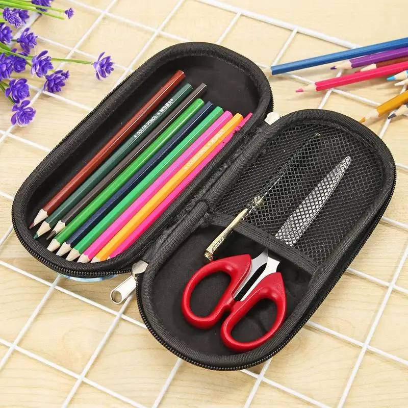 Stationery Bags Kid Dinosaur Style EVA Large Capacity Case Pouch Pupil Supplies Home Office Acceptance Essential Supplies
