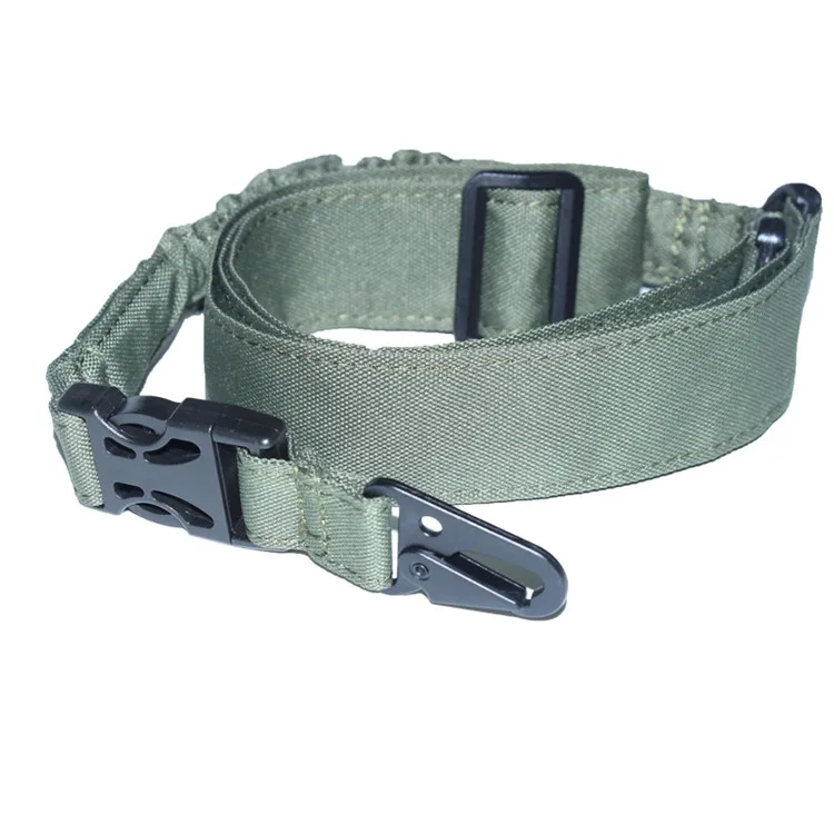 Tactical Gun Sling Single 1 Point Airsoft Heavy Duty Rifle Sling Military Nylon Bungee Belt Gun Accessories Hunting Rifle Strap