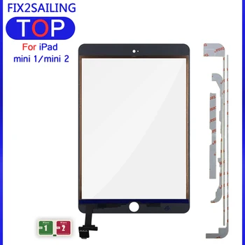 For iPad Mini 2 Touch Screen Digitizer with Key Button IC Cable for iPad Mini 1/2/3 A1432 A1454 A1455 Glass 1