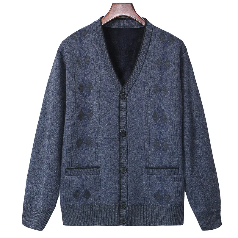 Autumn Cardigan Sweater Vintage Plaid Men Sweater Coat Knitted Sweater Men Clothing Button Up Cardigan Oversize Sweater Jacket Autumn Cardigan Sweater Vintage Plaid Men Sweater Coat Knitted Sweater Men Clothing Button Up Cardigan Oversize Sweater Jacket