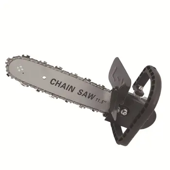 

Drillpro Upgrade Electric Saw Parts 11.5 Inch M10/M14/M16 Chainsaw Bracket Changed 100 125 150 Angle Grinder Into Chain Saw