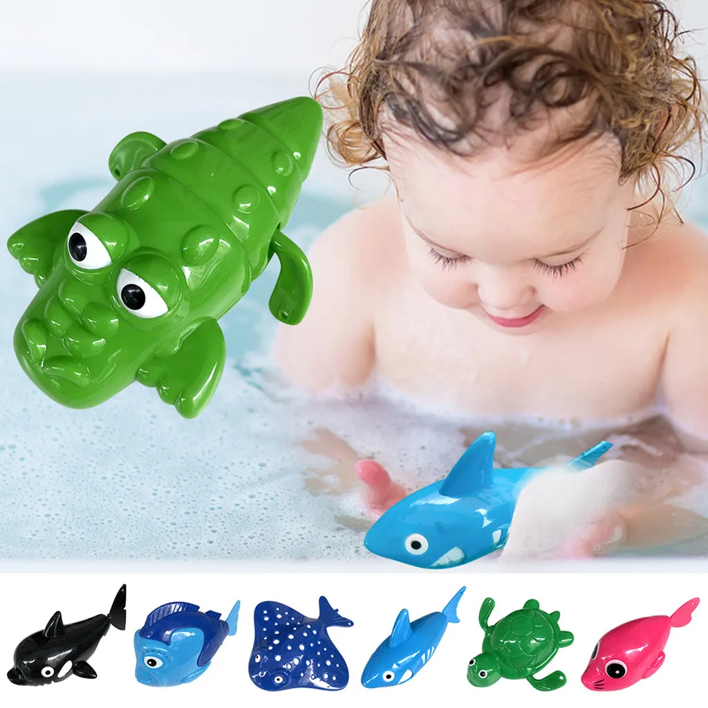 Juguetes de baño de animales de mar para niños y bebés, bañera, Playa y piscina, juguetes de baño de Abs, n. ° 3