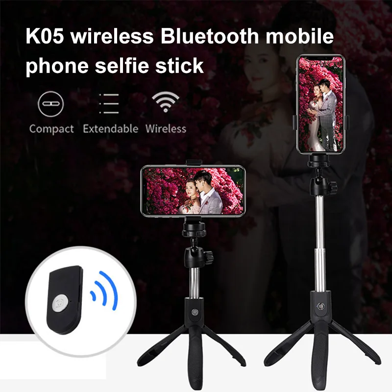 

Selfie Stick Tripod Stand Extendable Monopod Mount with Remote for Phone Camera GV99