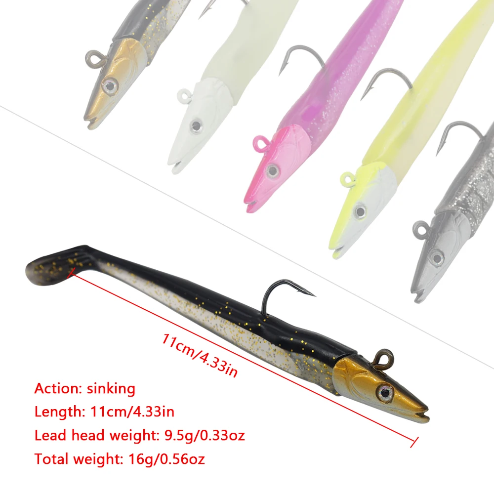3 soft fishing lure