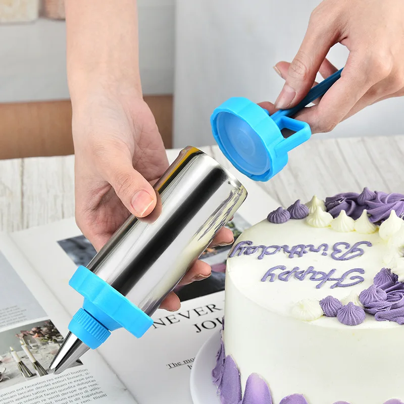 New Cream Decorating Mouth Gun Set Baking Tools Diy Cake Cookies Manual  Press Machine Gun Cake Decorating Baking Gadgets