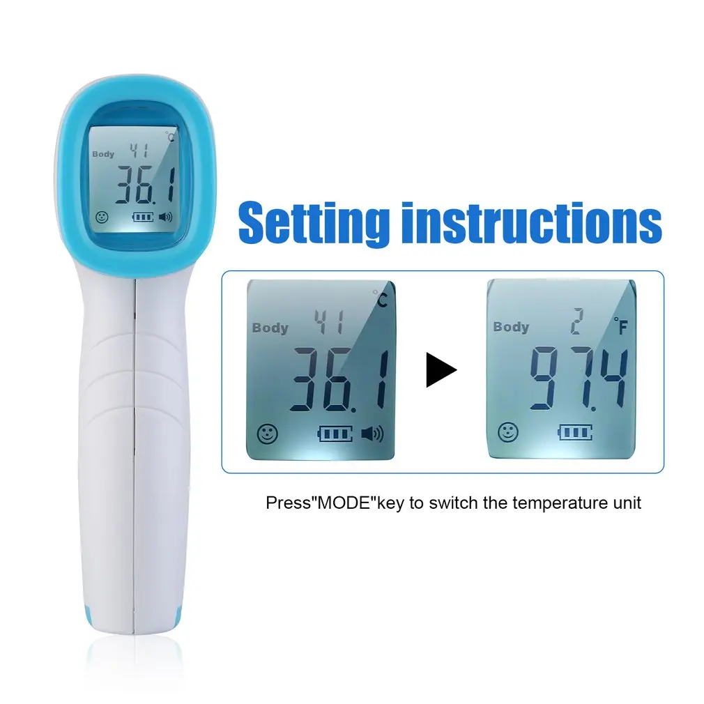 

HT8828 Handheld Infrared Thermometer High Precision Portable Thermometer Non-Contact Body Infrared Thermometer