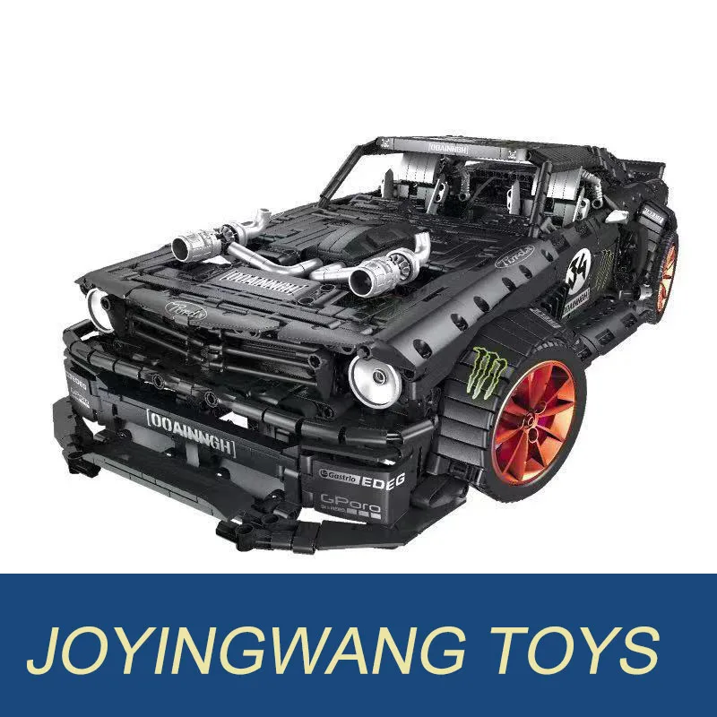 

Joyingwang IN STOCK 23009 3168Pcs Fording Mustang Hoonicorn building block bricks toy