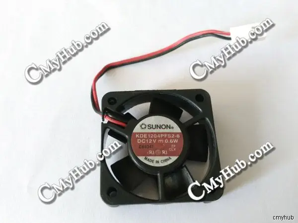 Для SUNON KDE1204PFS2 8 DC12V 0 6 W 4010 4 см 40 мм 40x40x10 40*40*10 2 контактный проводной охлаждающий