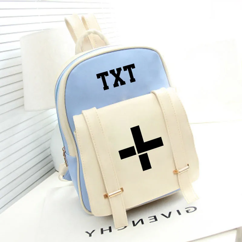 KPOP TXT тот же пункт повседневная Корейская версия сумки на плечо школьный ветер Студенческая пара женщин дропшиппинг - Цвет: 3