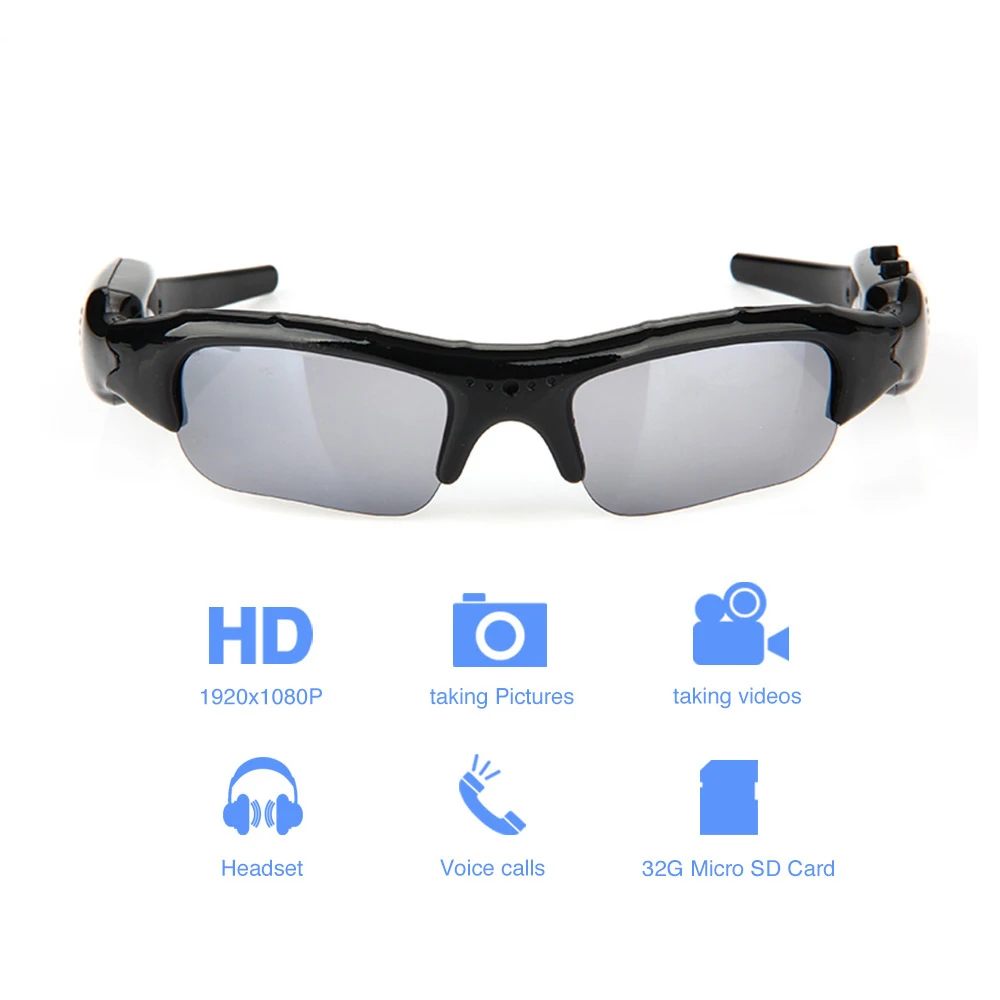 Baratos Body Secret pequeño Micro Video Full HD 1080p Mini gafas con cámara gafas de sol Cam portátil DVR microcámara Minicamera