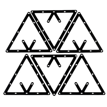 

6 Pcs Billiard Rack Positioning Pool Cue Accessory