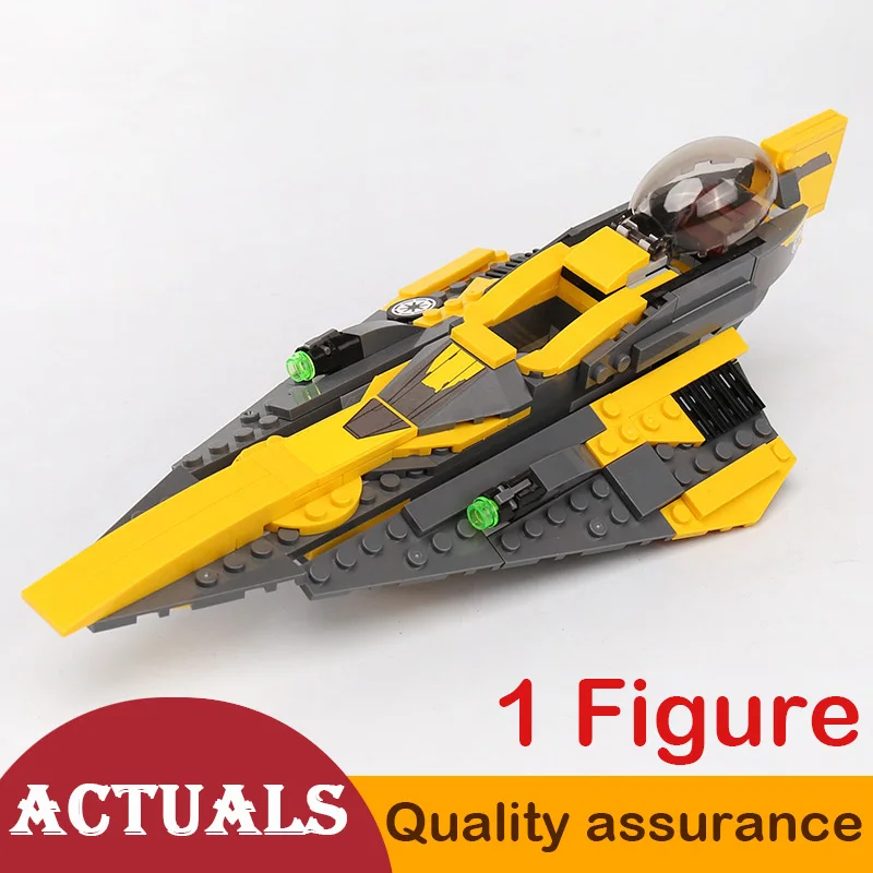 

05144 Star Plan Anakin Jedi Starfighter Building Blocks Figures Model Bricks DIY Kids Toys Children Compatible legoed 75214