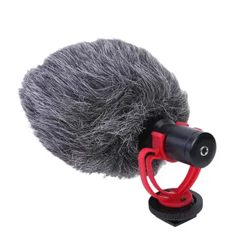 

3.5mm Camera Microphone Heart-shaped Compatible Smart Phone VLOG Photography Interview Video Recording Condenser Mic
