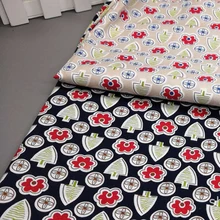 Lychee Life, 50x142 см, ткань с цветочным принтом, модная, цветная, ткань, сделай сам, ручная работа, швейные принадлежности для одежды, украшения