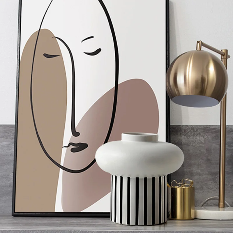 Керамическая ваза в скандинавском стиле INS простой креативный поднос для сухих