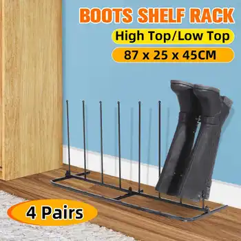 

2/4/6 Pairs Boots Shoe Stretcher Boots Supporter Holder Organizer Storage Hanger Shoe Shaper Boots Dryer Home Stand Iron Rack