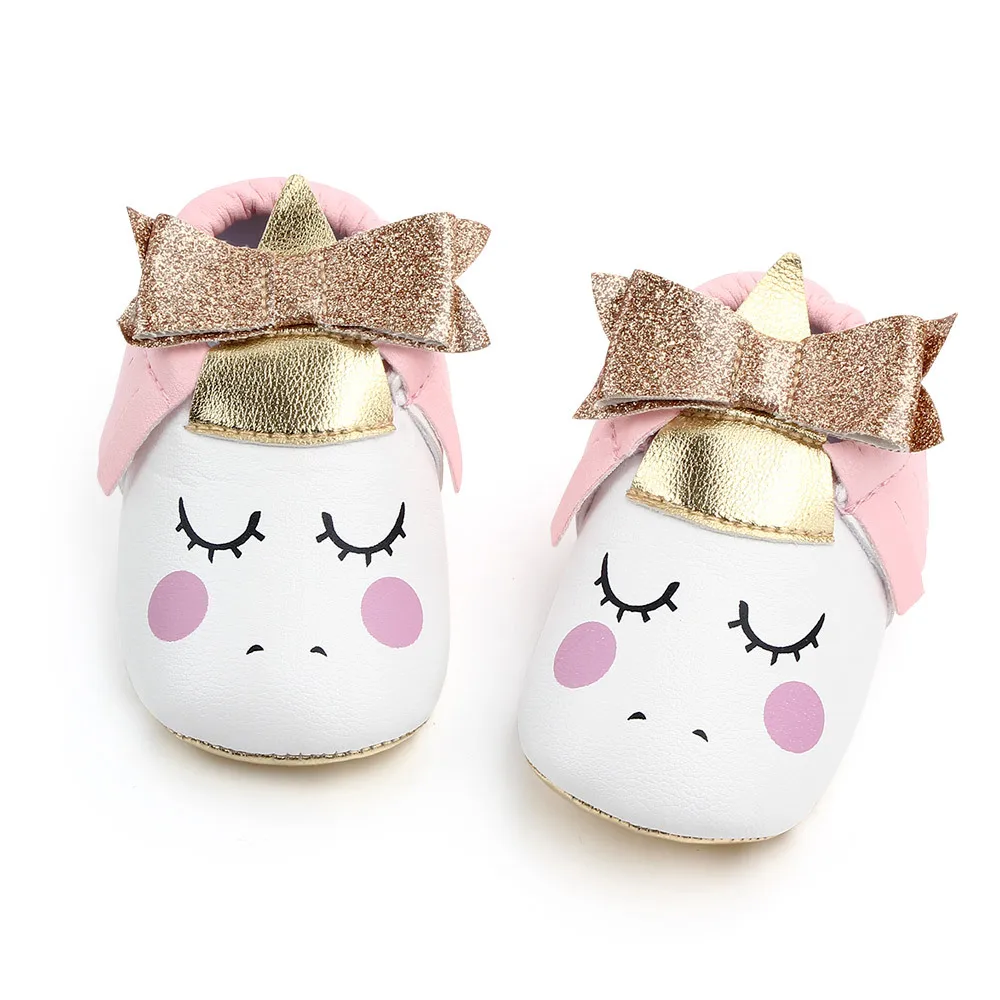 New Cute Princess shoes Ball Pu Leather Ballet Baby shoes Gift First Walkers Crib girls Infant Birthday Baby moccasins Shoes