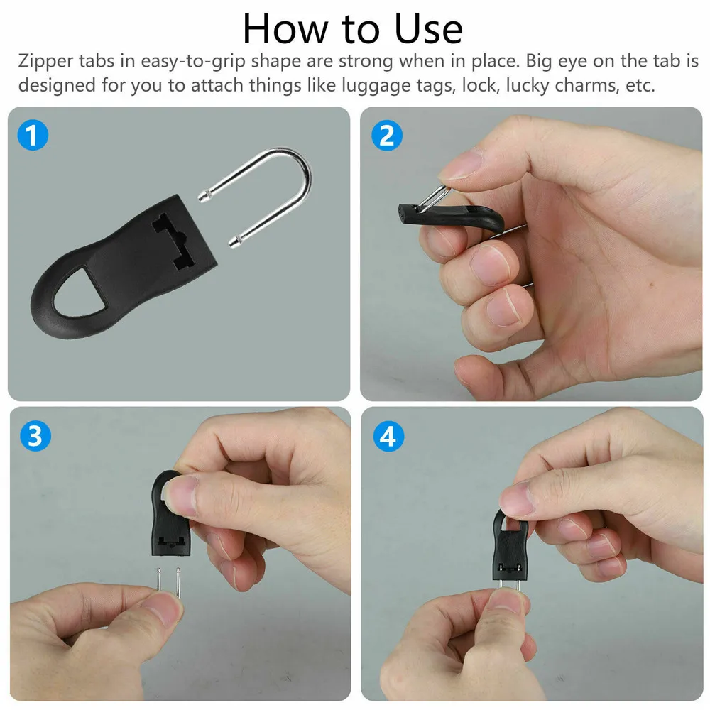 Zip-Grip Zipper Pull Tab Extender