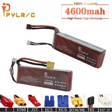 

High Rate 11.1v 4600mAh Lipo Battery For RC Helicopter Parts 3s Lithium battery 11.1v 45C RC Cars Airplanes Drone Battery T/XT60